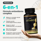 Suplemento VITARIS | 6 Antioxidantes premium en 1