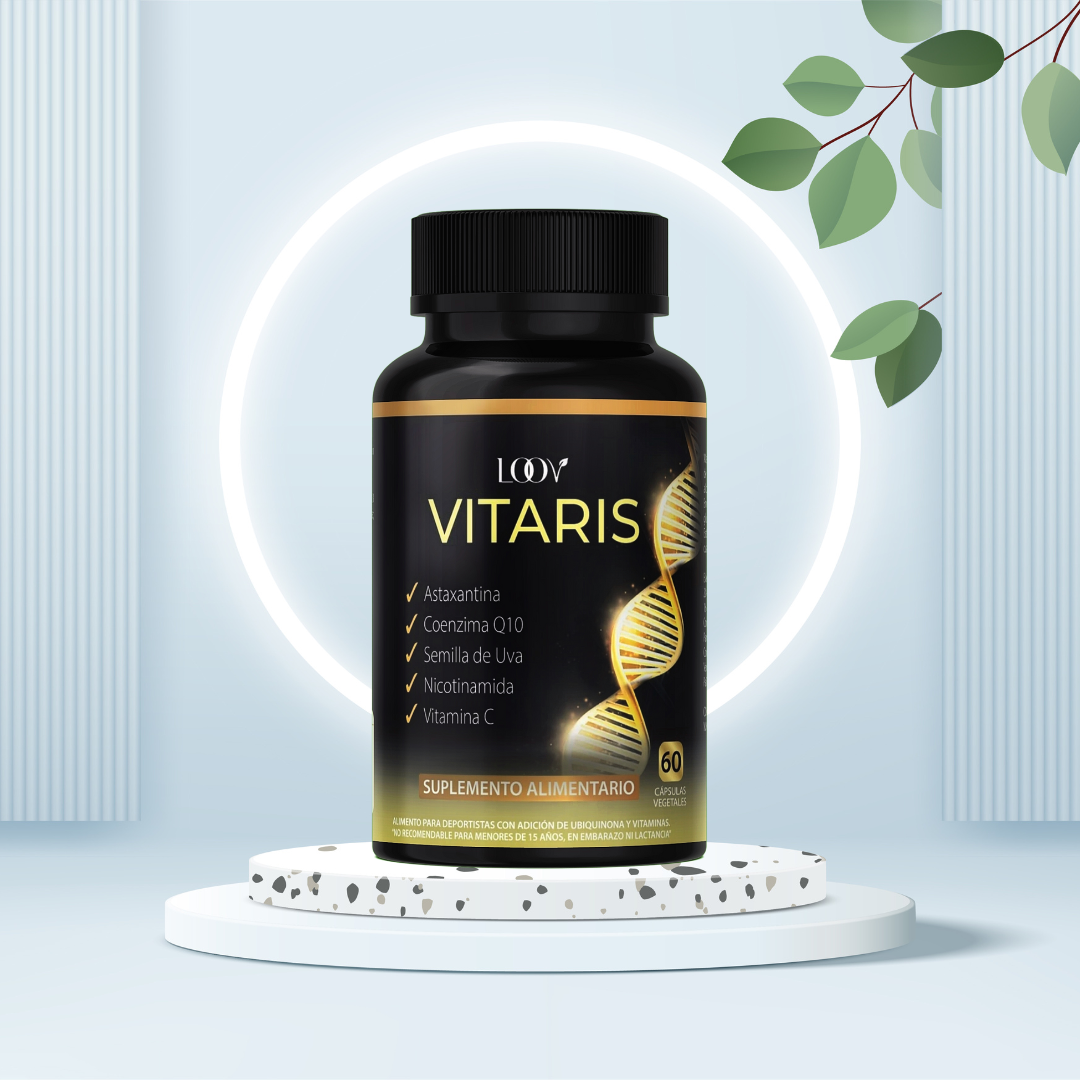Suplemento VITARIS | 6 Antioxidantes premium en 1